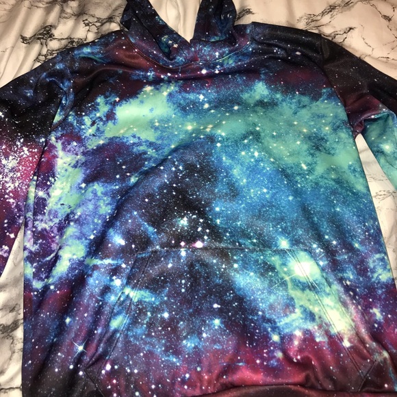 Galaxy hoodie NWOT - Picture 2 of 7